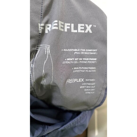 Kuhl Freeflex Tapered Navy Blue Hiking Athletic Jogger Pants Zippered Pockets Si - Picture 7 of 9